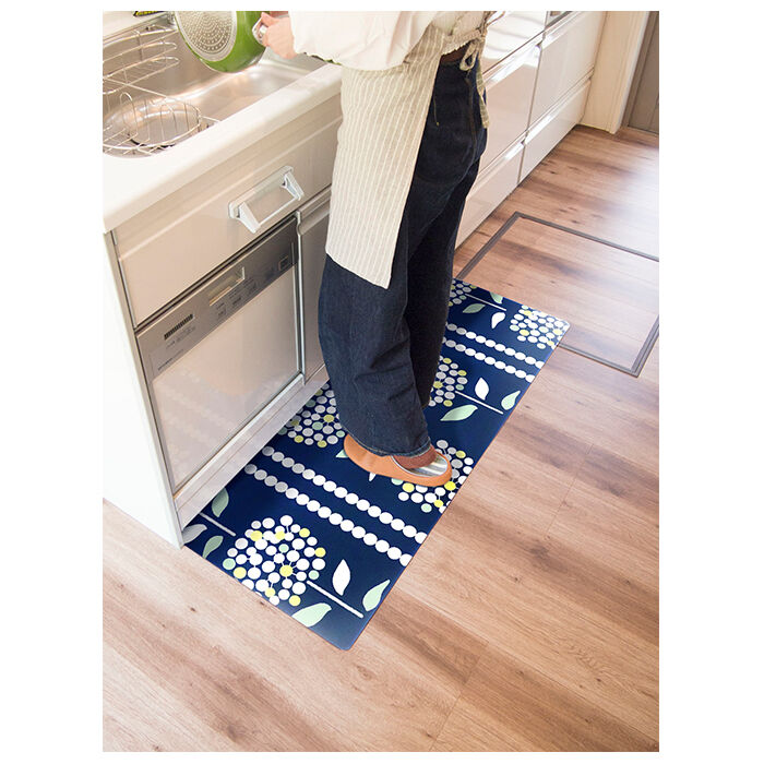 BACKYARD FAMILY「キッチンマット 45&times;120 通販 台所 敷物 マット カーペット 北欧風 欧風 拭ける 防水」|食器・キッチングッズ|