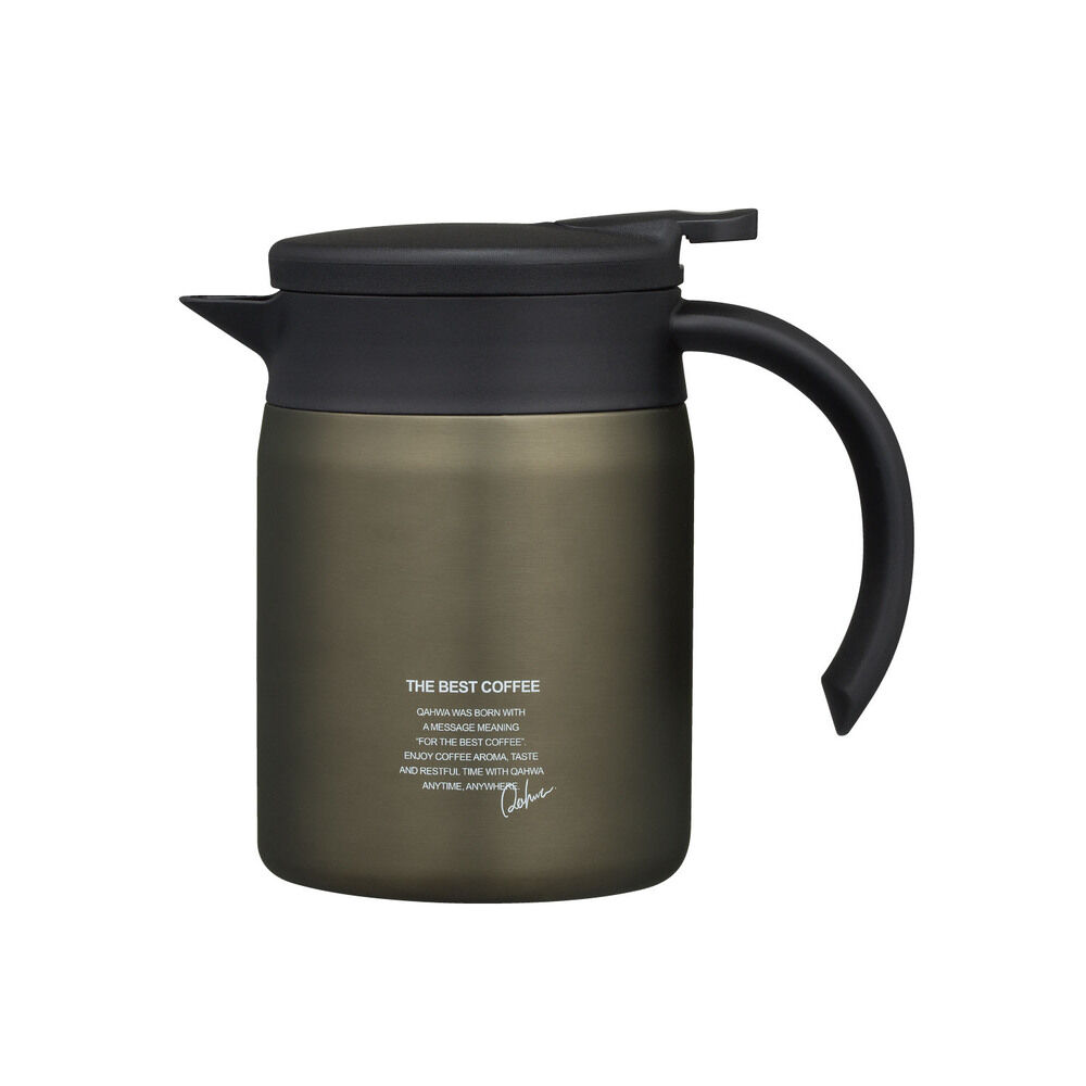 Qahwa「コーヒー サーバー 保温 通販 コーヒーポット コーヒーサーバー ステンレス おしゃれ 小さめ」|食器・キッチングッズ|グレー1