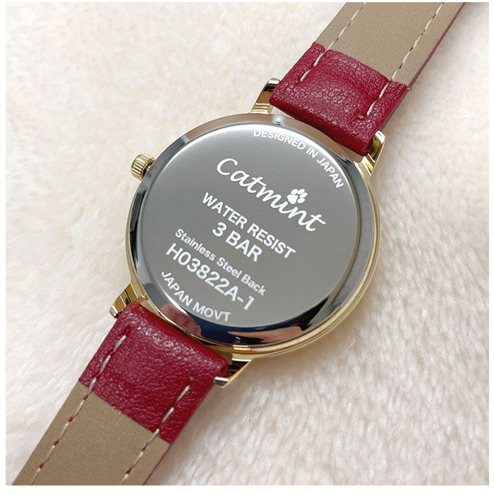 BACKYARD FAMILY「腕時計 レディース 革ベルト ねこ 通販 ウォッチ 時計 ベルト 猫 ネコ 防水 ブランド 女性」|腕時計|