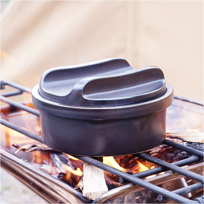 BACKYARD FAMILY「ハイム hime 土鍋 通販 一人用 クッカー ソロキャンプ 鍋 なべ 調理器具 ソロ 直火 陶器」|食器・キッチングッズ|