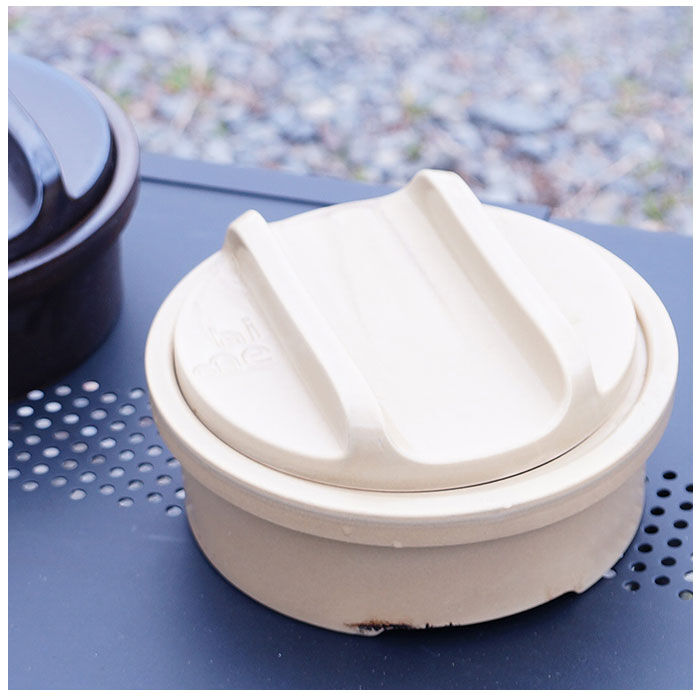 BACKYARD FAMILY「ハイム hime 土鍋 通販 一人用 クッカー ソロキャンプ 鍋 なべ 調理器具 ソロ 直火 陶器」|食器・キッチングッズ|