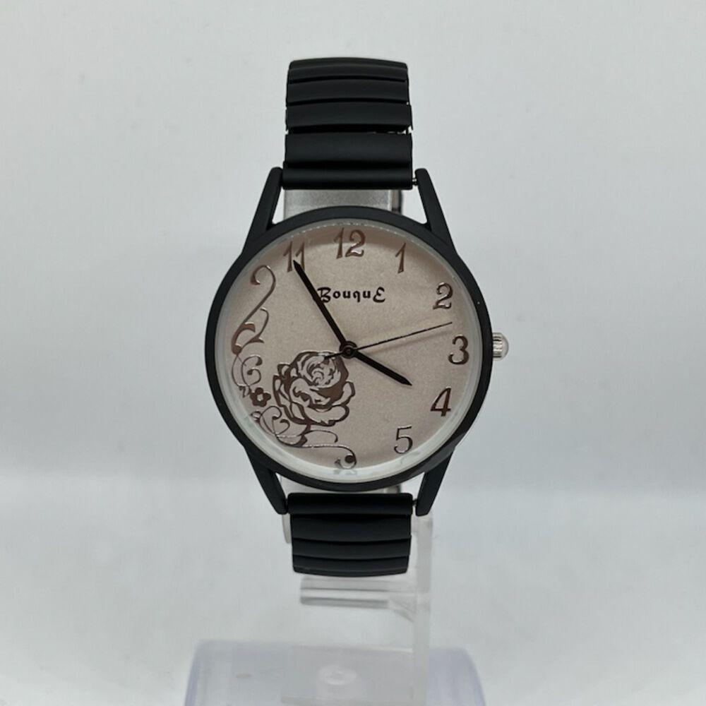 BACKYARD FAMILY「じゃばら 腕時計 レディース 通販 リストウォッチ ジャバラウオッチ レディースウォッチ」|腕時計|ブラック1