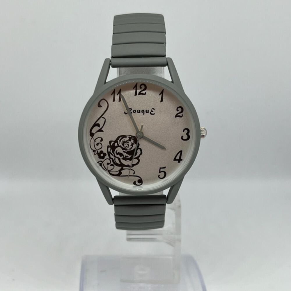 BACKYARD FAMILY「じゃばら 腕時計 レディース 通販 リストウォッチ ジャバラウオッチ レディースウォッチ」|腕時計|グレー1