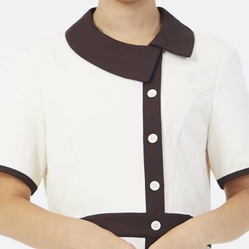 BACKYARD FAMILY「事務 ワンピース 通販 Veriella 12 事務服 エステ ユニフォーム 医療事務 制服」|ワンピース|