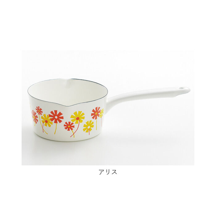 BACKYARD FAMILY「ミルクパン ホーロー アデリアレトロ 通販 琺瑯 ほうろう ホーロー鍋 琺瑯鍋 片手鍋 IH対応」|食器・キッチングッズ|