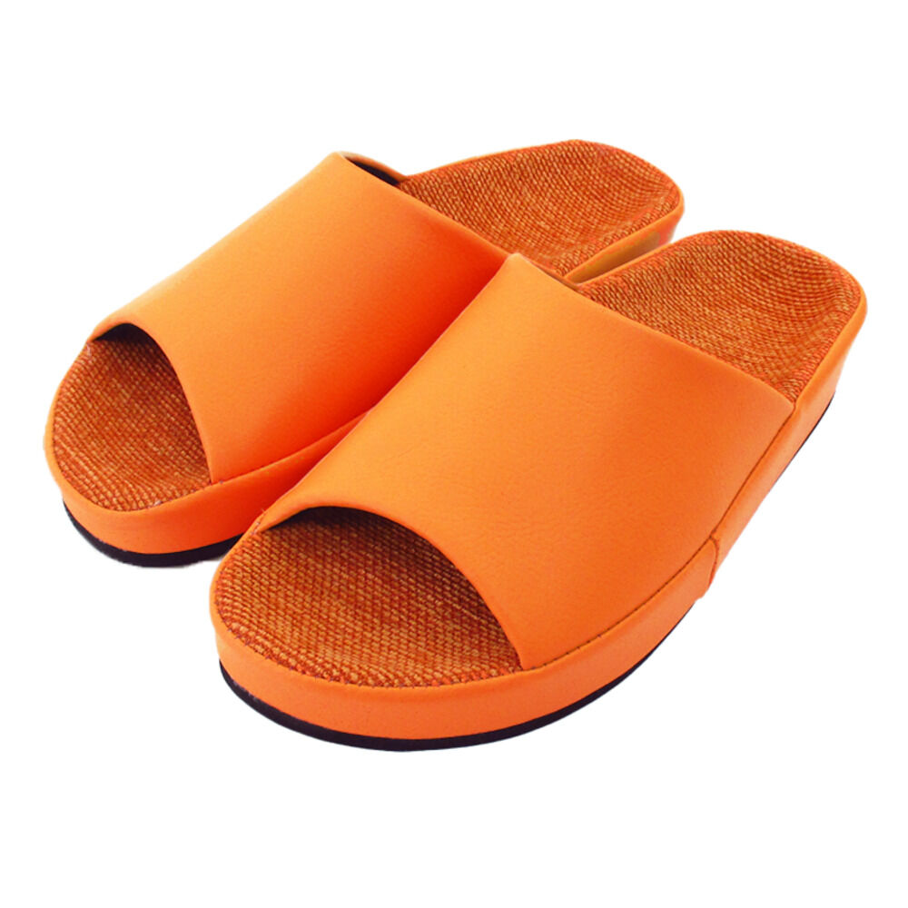 BACKYARD FAMILY「スリッパ 室内 おしゃれ 通販 日本製 フット快カラー 28cm 前あきスリッパ 前開きスリッパ」|ルームシューズ|レッド1