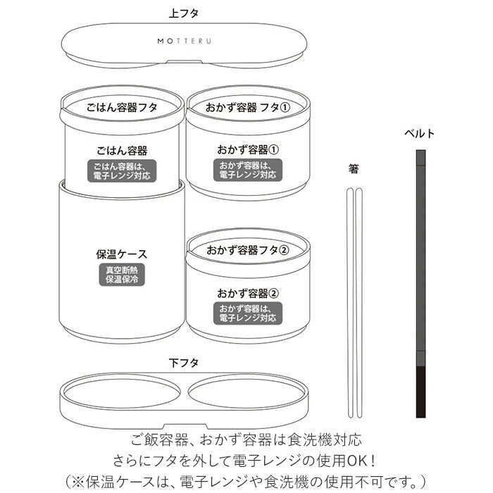 BACKYARD FAMILY「弁当箱 女子 大人 通販 お弁当箱 ランチボックス 2段 二段 保温 保冷 レンジ対応 食洗機対応」|食器・キッチングッズ|