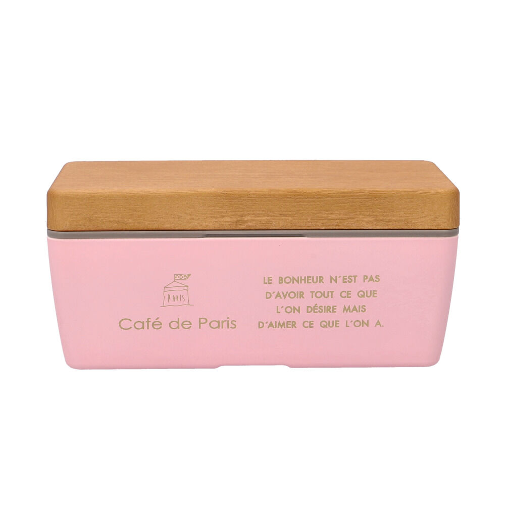 BACKYARD FAMILY「弁当箱 かわいい 通販 日本製 お弁当箱 ランチボックス 内蓋 レンジ対応 食洗機対応 1段」|食器・キッチングッズ|ピンク1