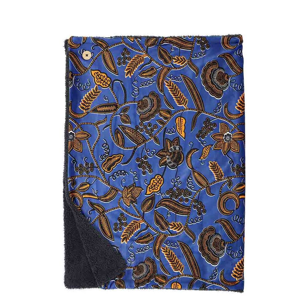 BACKYARD FAMILY「ブランケット 3WAY 通販 ひざ掛け 肩掛け 腰巻き 膝掛 ひざかけ 膝掛け 腰巻 肩掛」|ブランケット|ブルー2