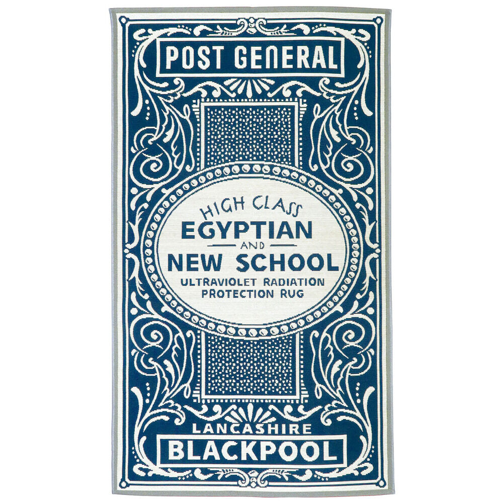 BACKYARD FAMILY「ラグ おしゃれ 通販 カーペット マット ラグマット POST GENERAL ポストジェネラル」|その他|ブルー1