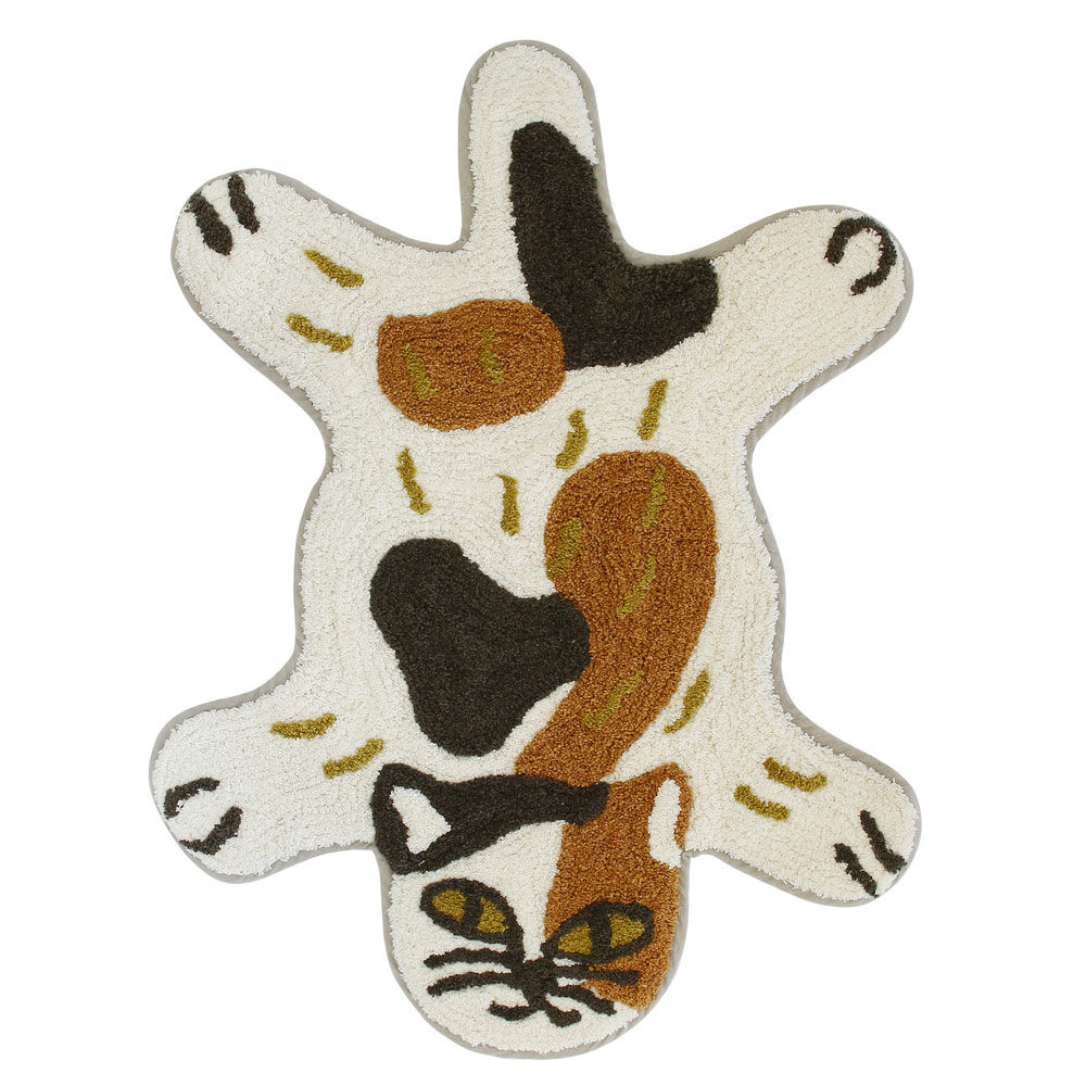 BACKYARD FAMILY「玄関マット かわいい 通販 マット フロアマット ドアマット ラグ 敷物 足元マット」|その他|ホワイト1