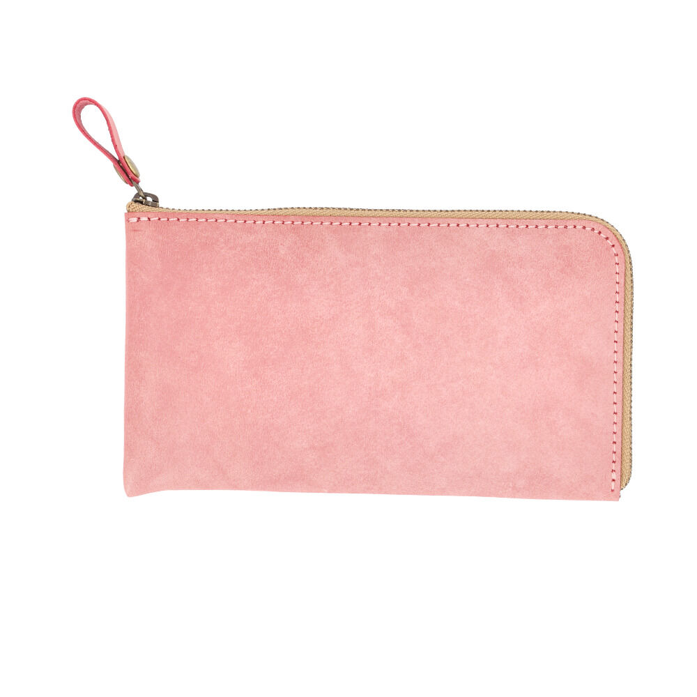 BACKYARD FAMILY「長財布 レディース 薄い 通販 日本製 本革 革 レディース長財布 財布 小銭入れ カード入れ」|財布|ピンク1