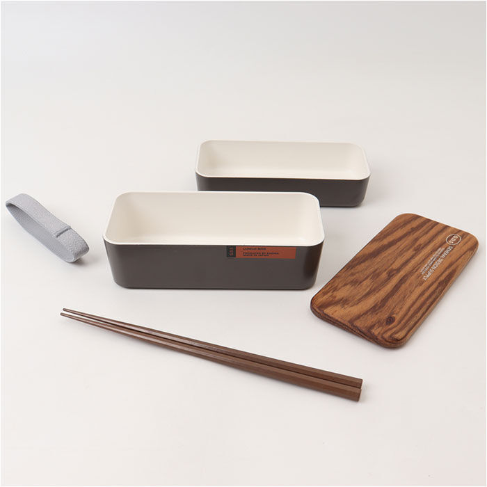 BACKYARD FAMILY「弁当箱 2段 730ml 木製蓋 通販 正和 ランチボックス 二段 お弁当箱 2段弁当箱」|食器・キッチングッズ|