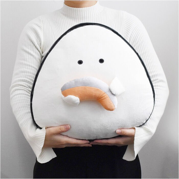 BACKYARD FAMILY「ぎゅっとおにぎりさん クッション 大きい 通販 アームレスト 腰当て 枕 まくら ぬいぐるみ」|ブランケット|