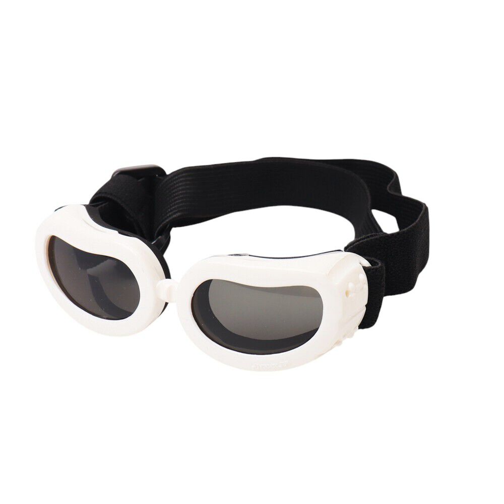 BACKYARD FAMILY「犬 ゴーグル 通販 ドッグゴーグル ペットゴーグル ペット眼鏡 サングラス 車酔い対策 目の保護」|その他|ホワイト1