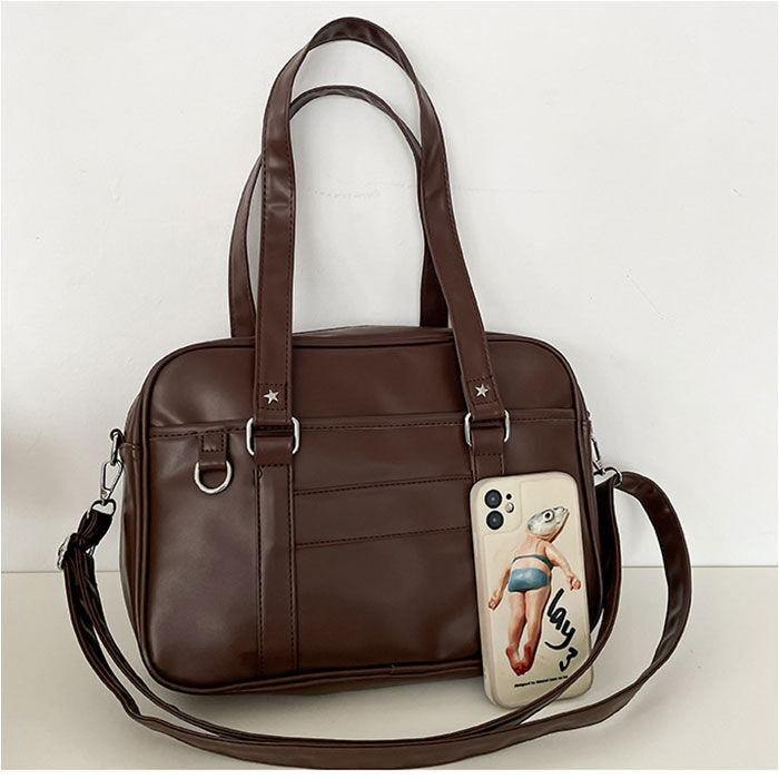 BACKYARD FAMILY「スクールバッグ 高校生 ショルダー 大容量 通販 スクールボストン スクールバック 学生鞄 肩掛け」|その他|