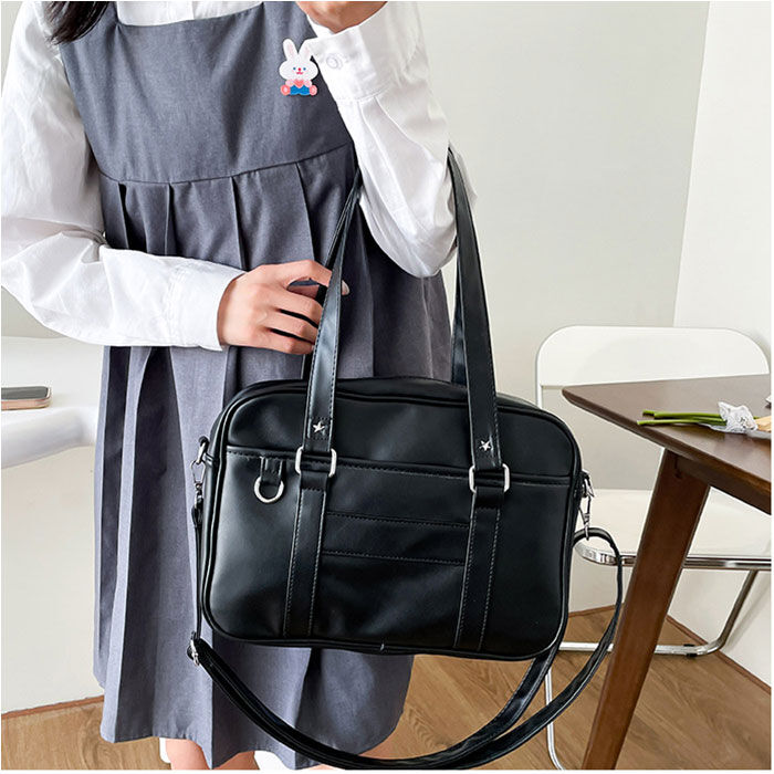 BACKYARD FAMILY「スクールバッグ 高校生 ショルダー 大容量 通販 スクールボストン スクールバック 学生鞄 肩掛け」|その他|