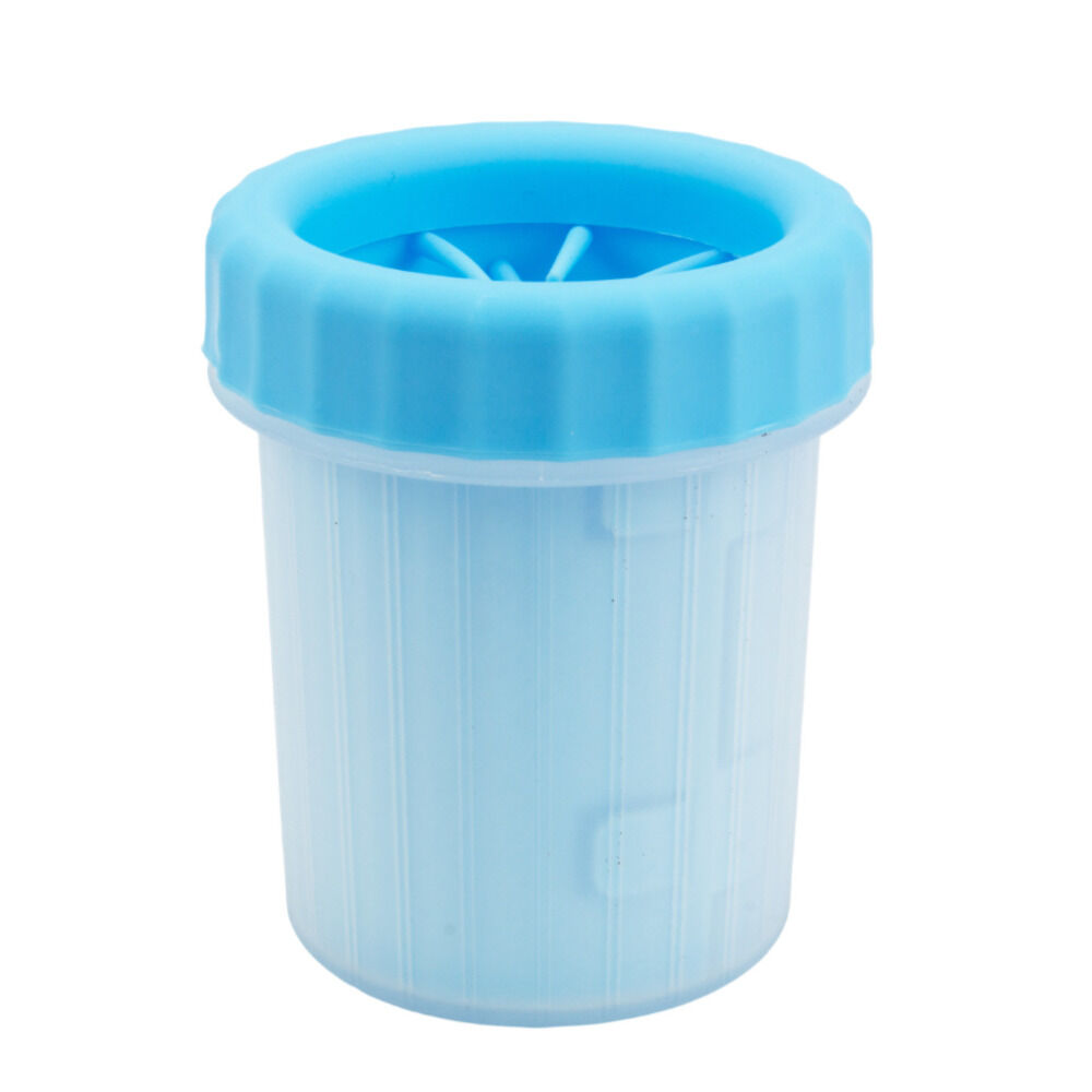 BACKYARD FAMILY「犬 散歩後 足洗い カップ 通販 足洗いカップ 足洗いブラシ お散歩 足洗い用カップ 泥落とし」|その他|ブルー1