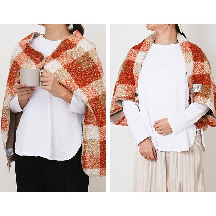 BACKYARD FAMILY「カルム ひざかけ CALME 通販 ひざ掛け ブランケット 膝掛け 毛布 膝掛 ハーフケット」|ブランケット|