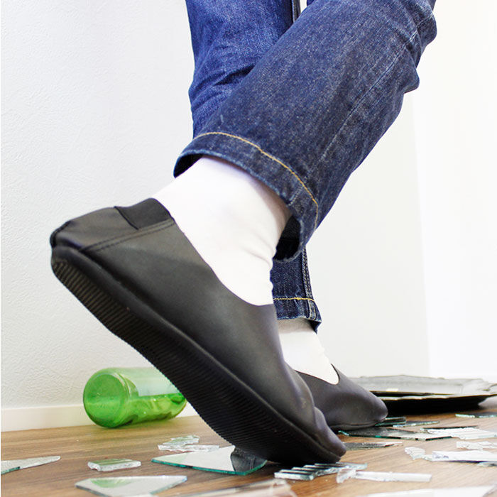 BACKYARD FAMILY「防災スリッパ 踏み抜き防止 通販 スリッパ 防災 防災ルームシューズ 携帯スリッパ 折らない」|ルームシューズ|