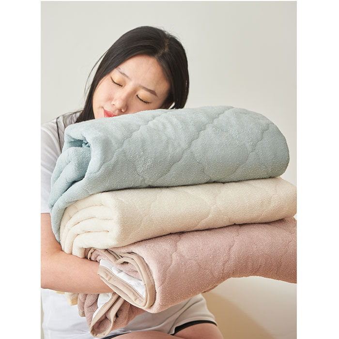 BACKYARD FAMILY「敷きパッド パイル生地 通販 敷パッド 敷パット パイル地シーツ ベッドパット ベッドパッド」|ブランケット|