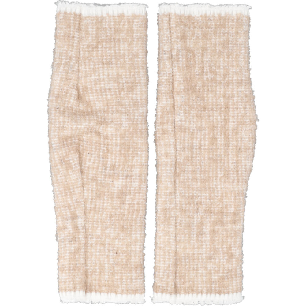 BACKYARD FAMILY「アルパカ レッグウォーマー 通販 日本製 レッグ ウォーマー 防寒 足首 ふくらはぎ もこもこ」|レッグウォーマー|ベージュ1