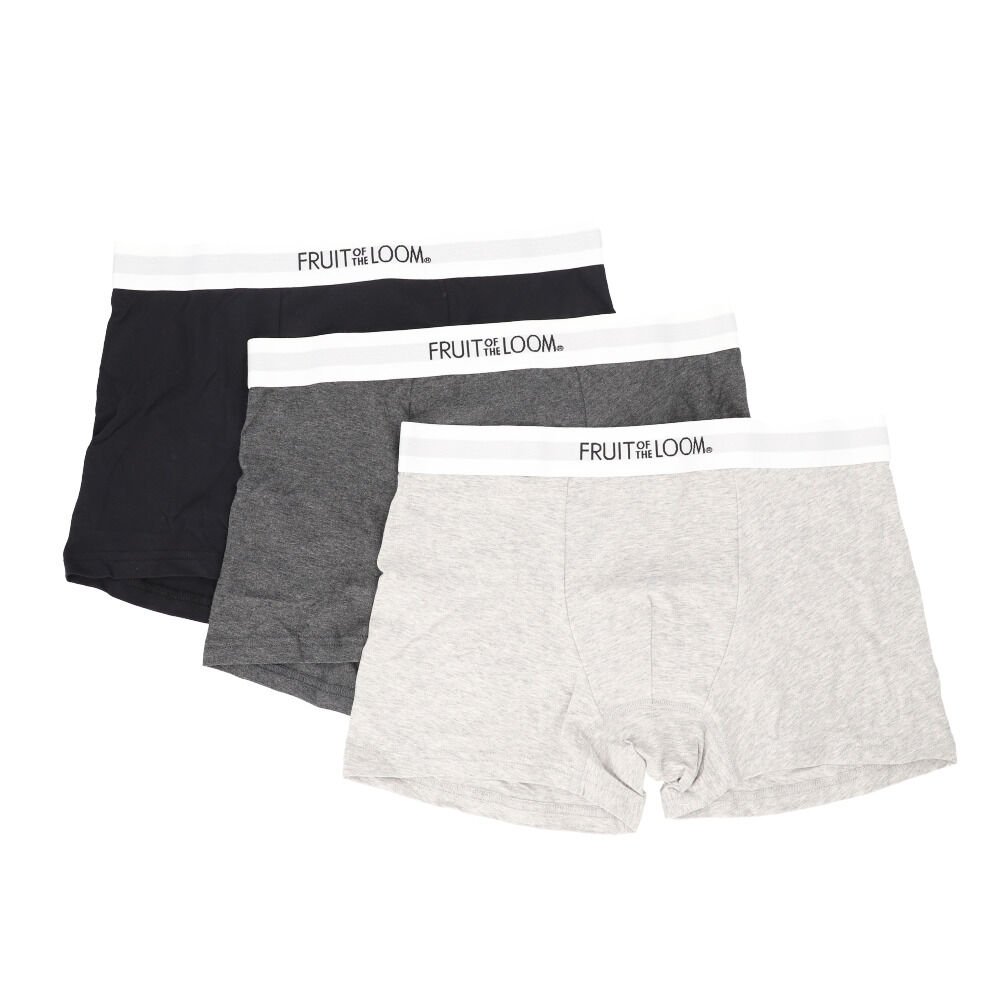 BACKYARD FAMILY「フルーツオブザルーム ボクサーパンツ 通販 メンズ FRUIT OF THE LOOM 3枚セット」|インナー|グレー1