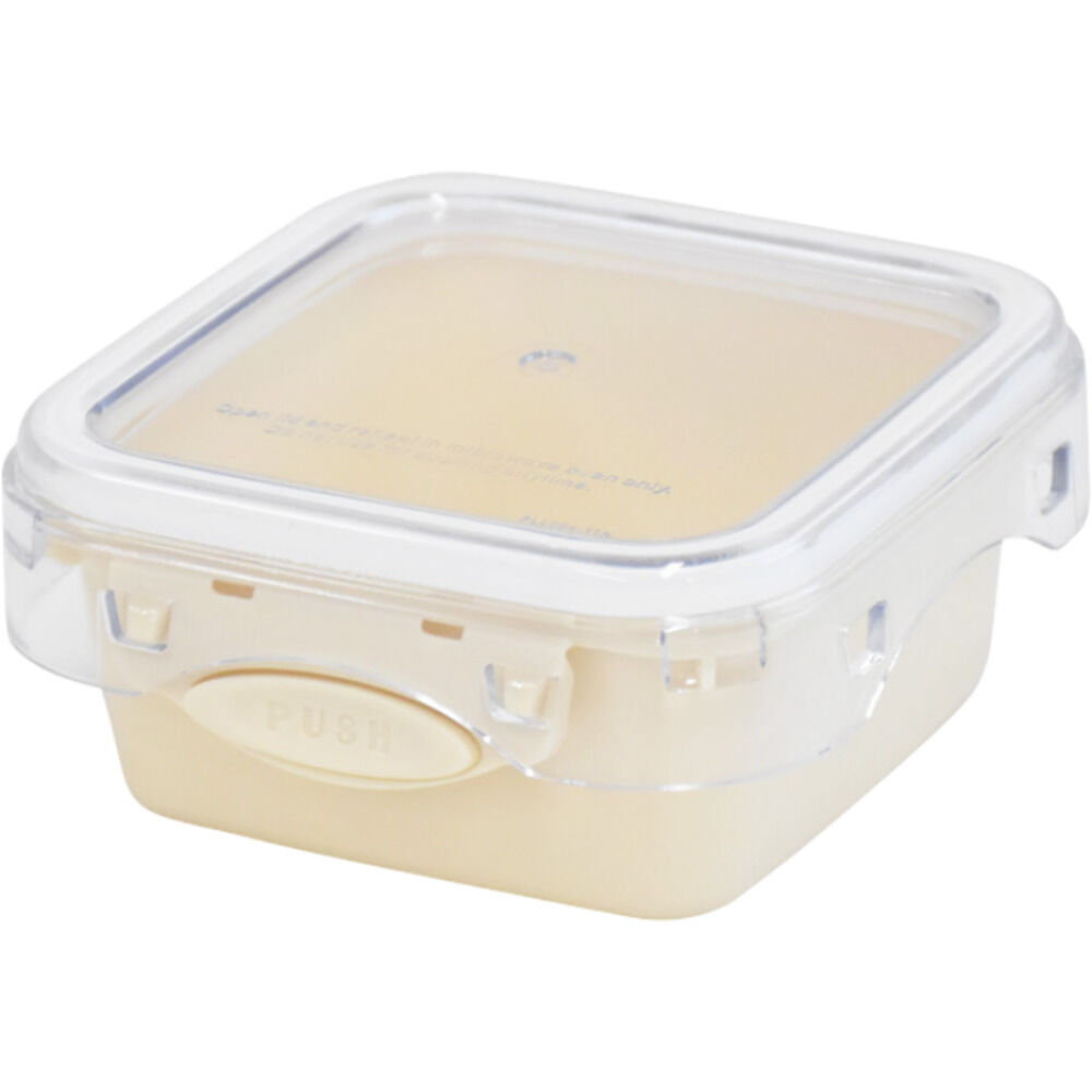 BACKYARD FAMILY「push&push ランチボックス 230ml 通販 弁当箱 お弁当箱 デザートケース」|食器・キッチングッズ|ホワイト1