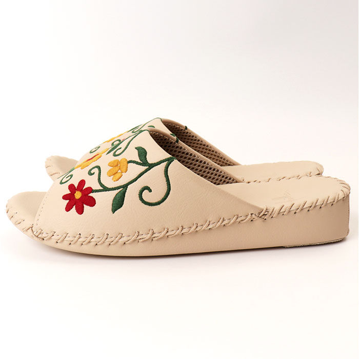 BACKYARD FAMILY「シビラ スリッパ 拭ける 通販 ルームシューズ レディース ルームスリッパ 室内スリッパ」|ルームシューズ|