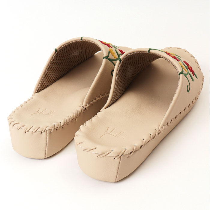 BACKYARD FAMILY「シビラ スリッパ 拭ける 通販 ルームシューズ レディース ルームスリッパ 室内スリッパ」|ルームシューズ|