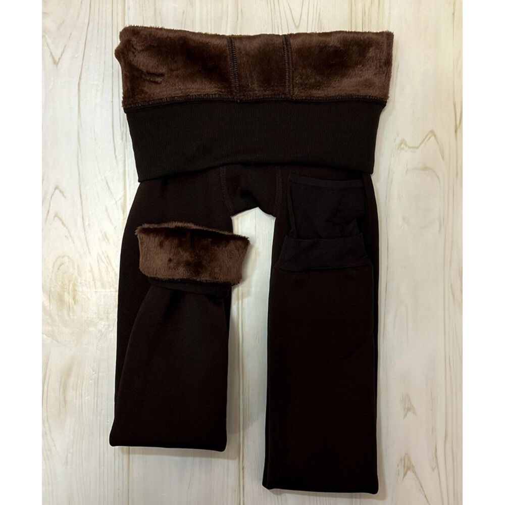 BACKYARD FAMILY「裏起毛 レギンス レディース 通販 裏起毛レギンス スパッツ タイツ レッグウェア レッグウエア」|その他|ブラウン1