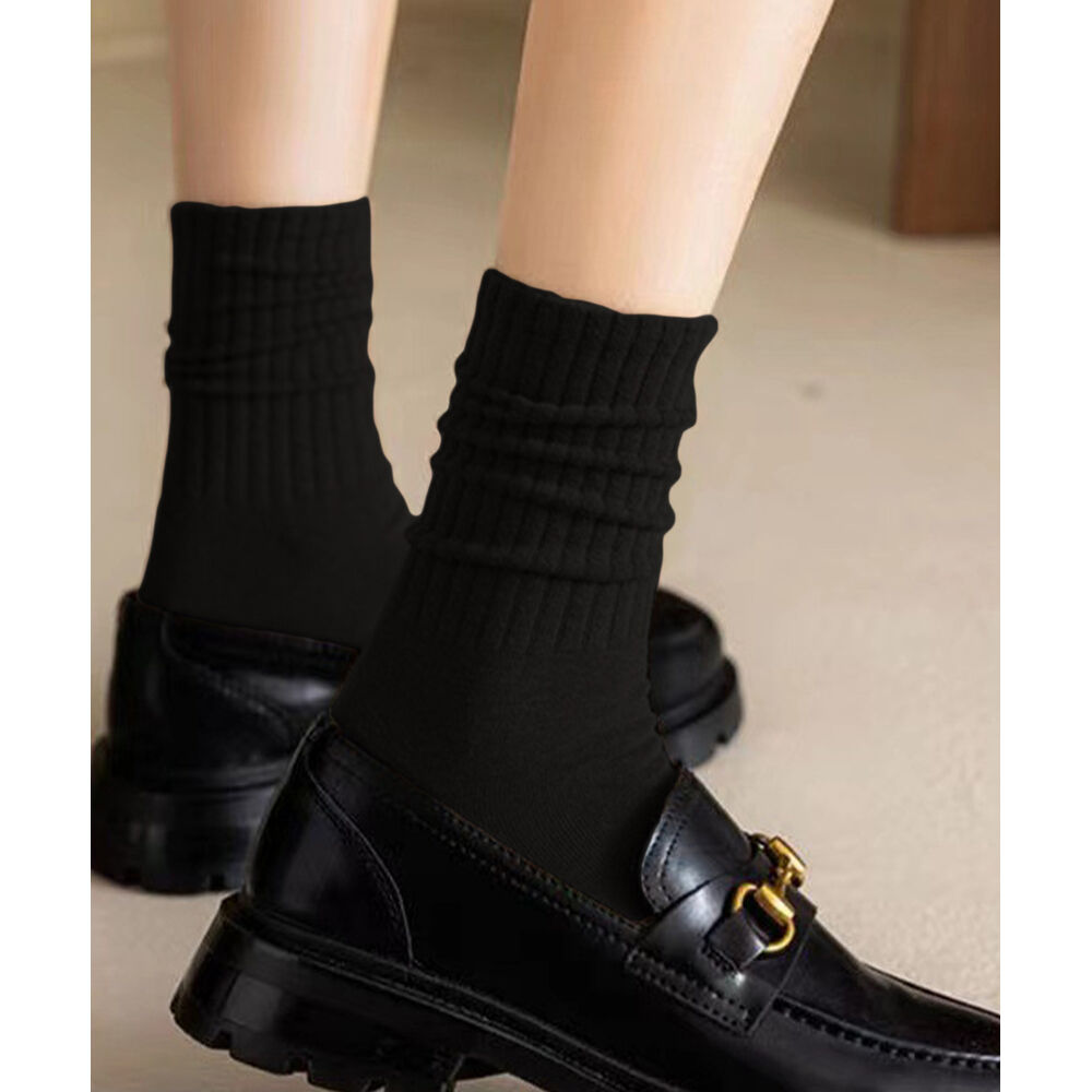 BACKYARD FAMILY「ソックス リブ 通販 靴下 リブソックス パイルソックス くつ下 くつした diamond」|ソックス|ブラック1