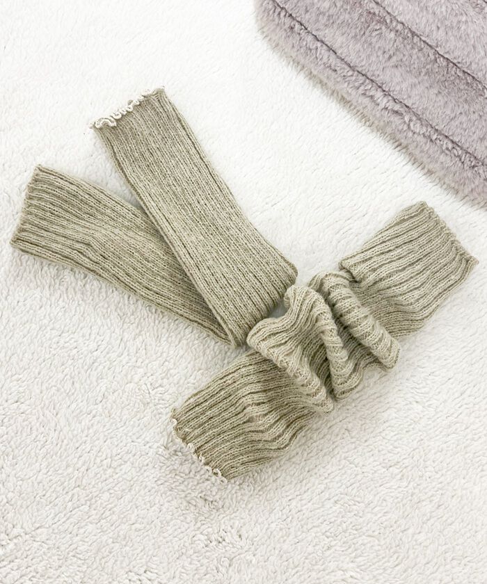 BACKYARD FAMILY「レッグウォーマー 40cm 通販 ニットレッグウォーマー レッグ ウォーマー レッグウオーマー」|レッグウォーマー|