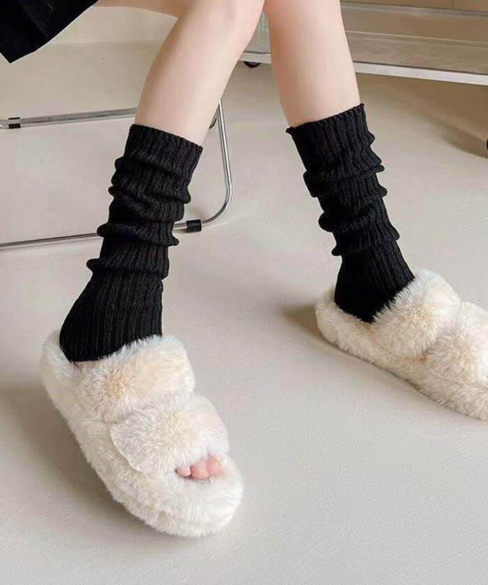 BACKYARD FAMILY「レッグウォーマー 40cm 通販 ニットレッグウォーマー レッグ ウォーマー レッグウオーマー」|レッグウォーマー|