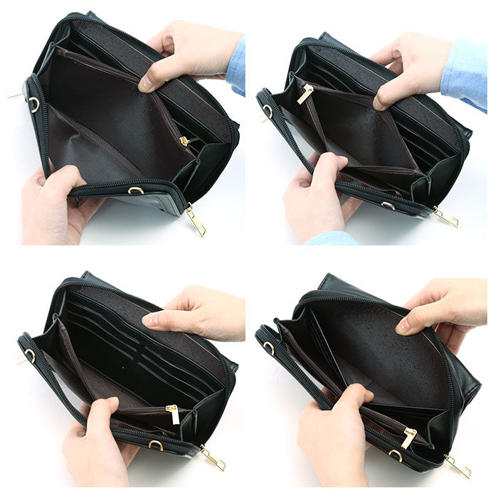 BACKYARD FAMILY「バック レディース 斜めがけ スマホポーチ 通販 3way 財布 ウォレット ミニバック」|ショルダー・メッセンジャー|