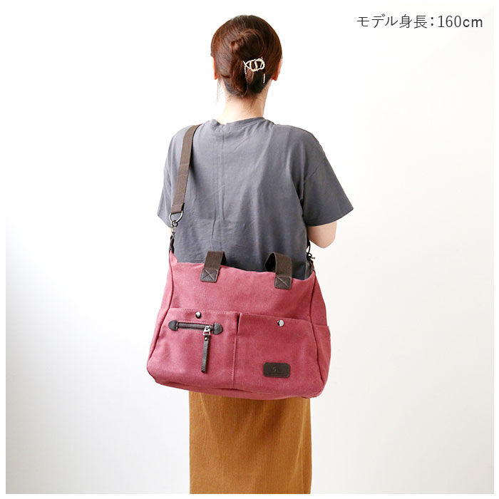 BACKYARD FAMILY「トートバッグ 大きめ ファスナー付き 通販 キャンバストートバッグ ショルダーバッグ レディース」|ショルダー・メッセンジャー|