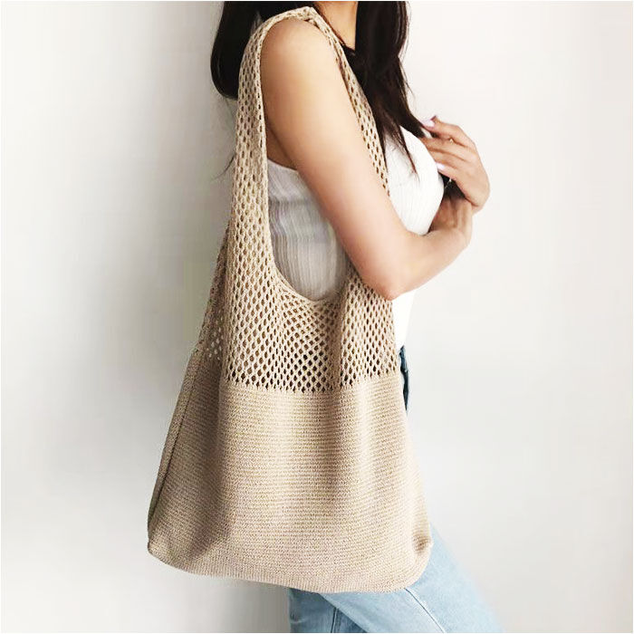 BACKYARD FAMILY「レディース バッグ 夏 通販 トート 編みバッグ トートバッグ 夏バッグ 手提げ メッシュバッグ」|トートバッグ|