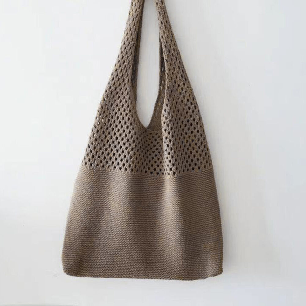 BACKYARD FAMILY「レディース バッグ 夏 通販 トート 編みバッグ トートバッグ 夏バッグ 手提げ メッシュバッグ」|トートバッグ|ブラウン1