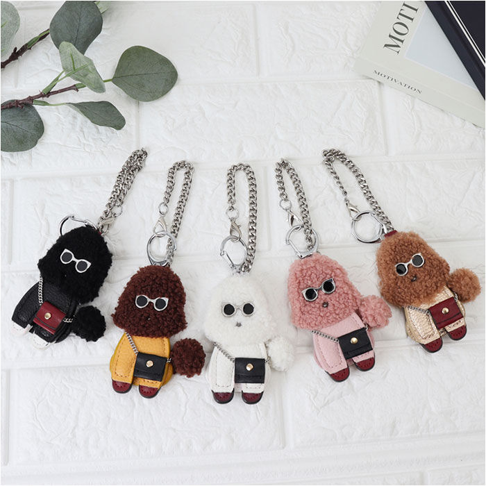 BACKYARD FAMILY「バッグチャーム プードル 通販 キーホルダー キーリング キーチャーム 犬 いぬ バッグ チャーム」|その他|