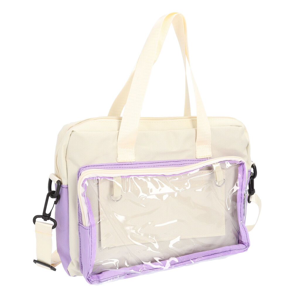 BACKYARD FAMILY「痛バッグ ショルダーバッグ 通販 痛バ おしゃれ トートバッグ 痛バック ショルダーバック」|ショルダー・メッセンジャー|ベージュ1