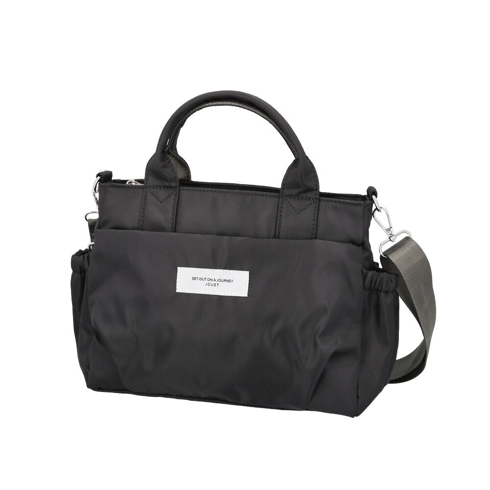 BACKYARD FAMILY「jouet ジョエット トートバッグ J7562 通販 微光沢 10ポケット2wayトート」|トートバッグ|ブラック1
