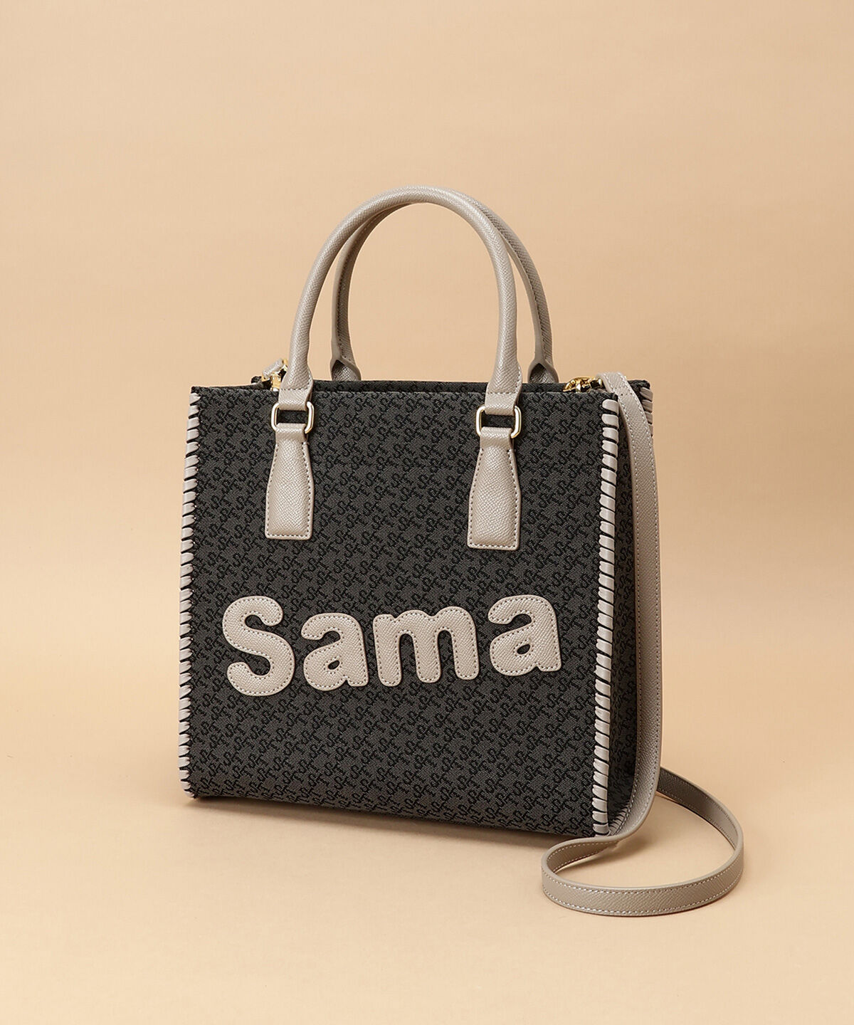 Samantha Thavasa「ST Jacquard サマタバスクエアトートバッグ」|トートバッグ|