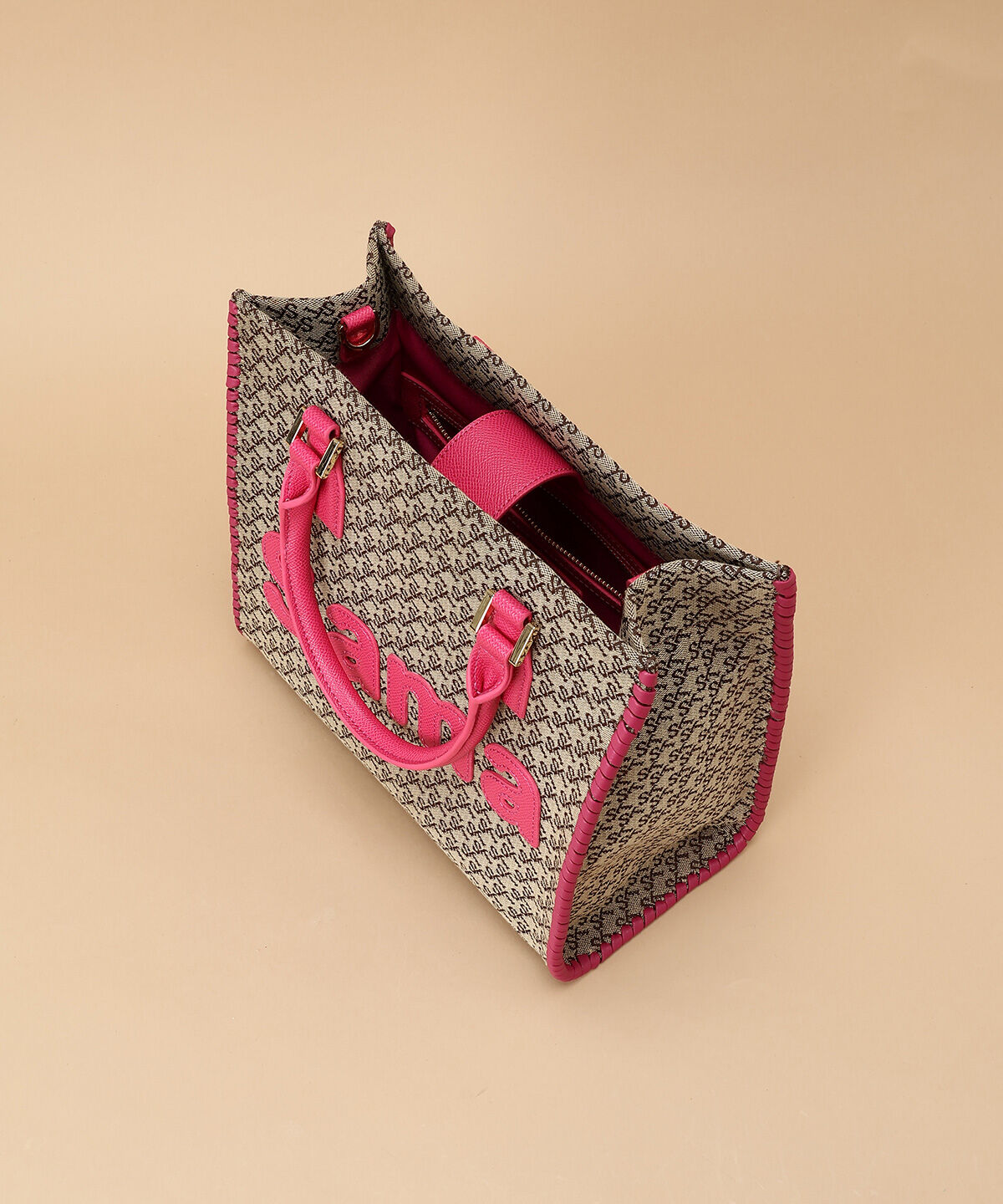 Samantha Thavasa「ST Jacquard サマタバスクエアトートバッグ」|トートバッグ|