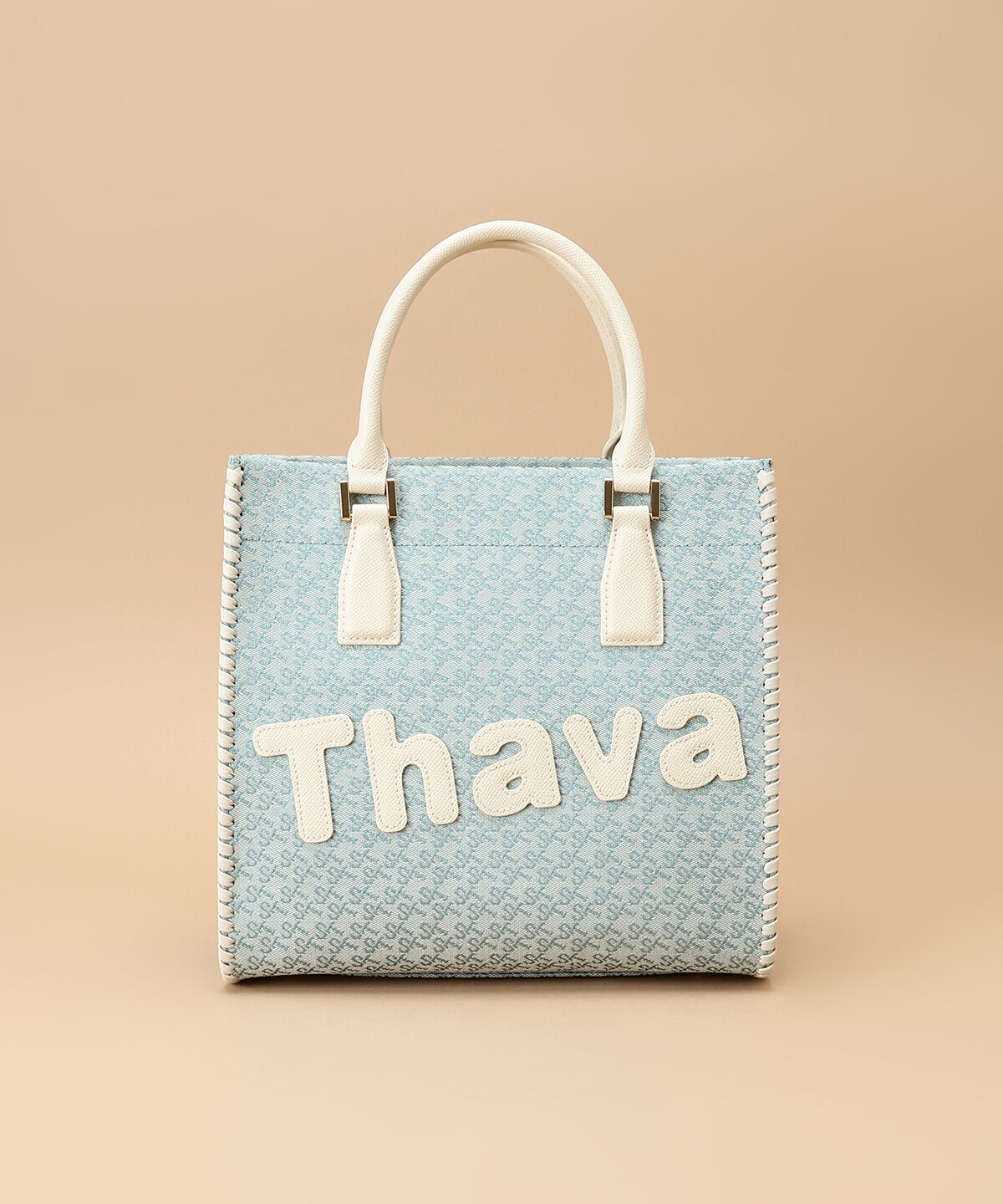 Samantha Thavasa「ST Jacquard サマタバスクエアトートバッグ」|トートバッグ|