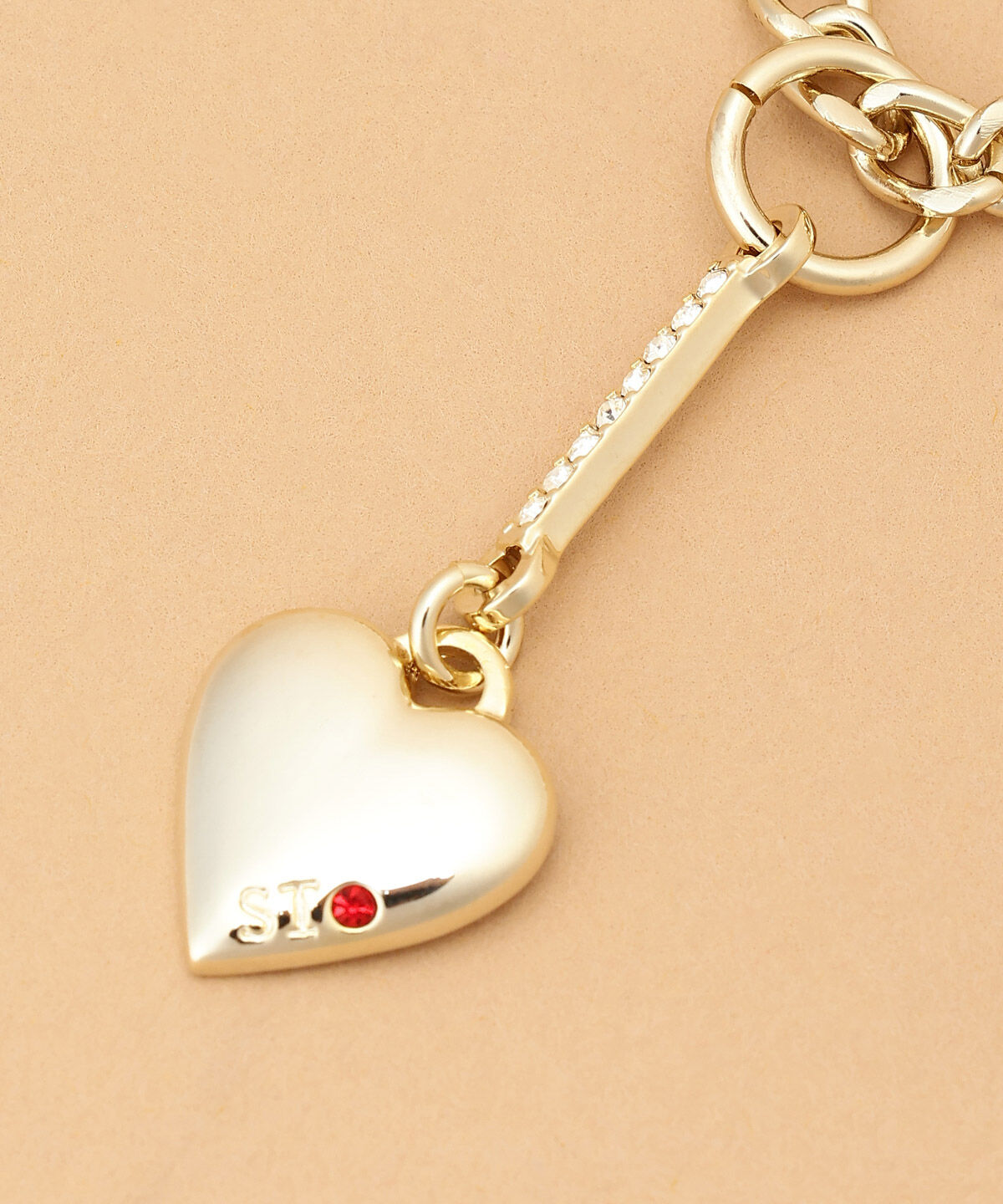 Samantha Thavasa「ゴールドハートバッグチャーム」|チャーム・キーホルダー|