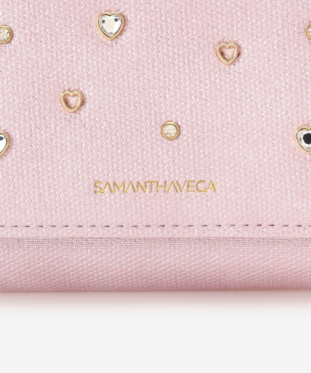 Samantha Vega「■ｵﾝﾗｲﾝｼｮｯﾌﾟ&一部店舗限定■ﾊｰﾄｼﾞｭｴﾘｰﾌﾗｯﾀｰ折」|財布|