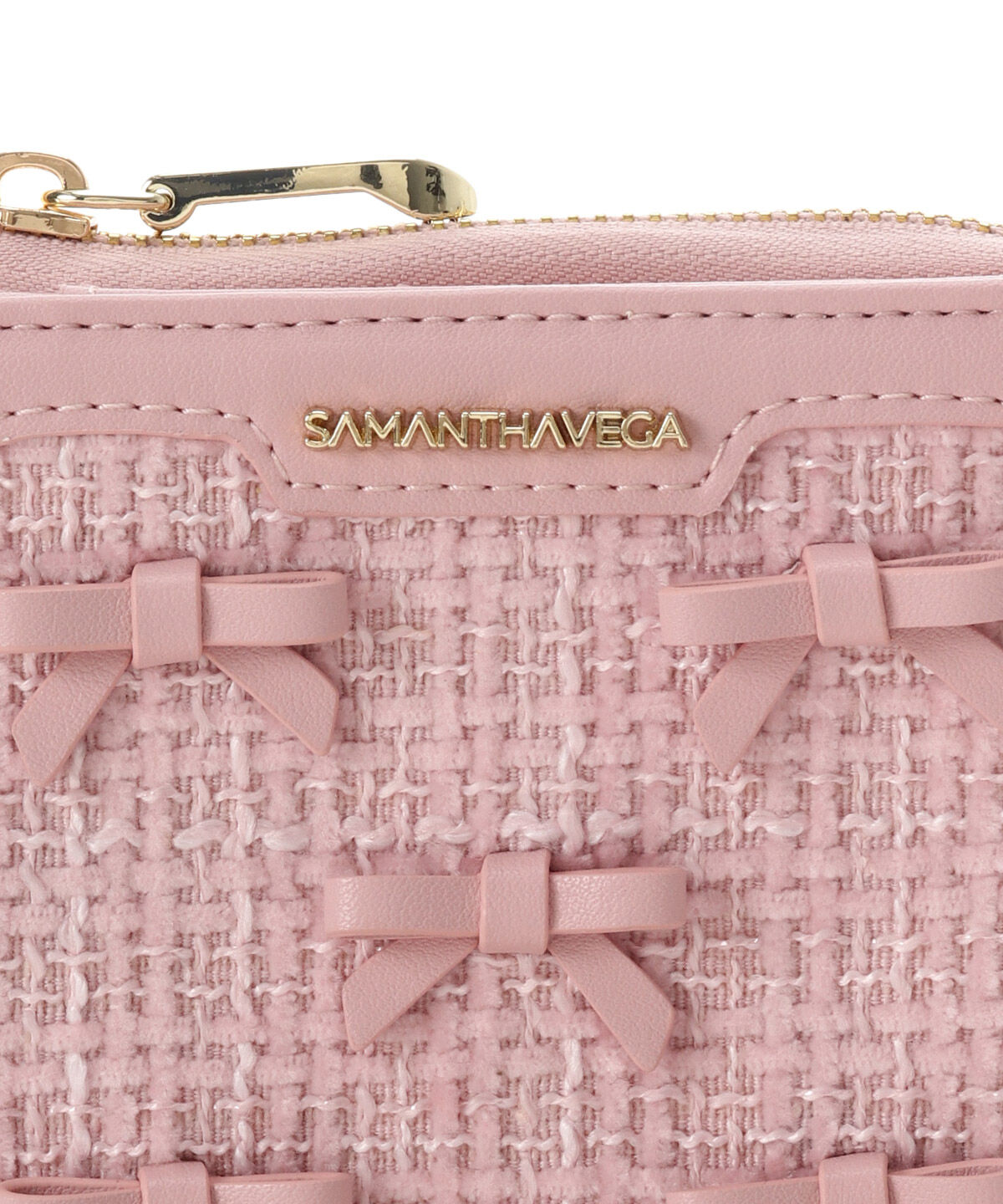 Samantha Vega「ツイードリボン折財布」|財布|