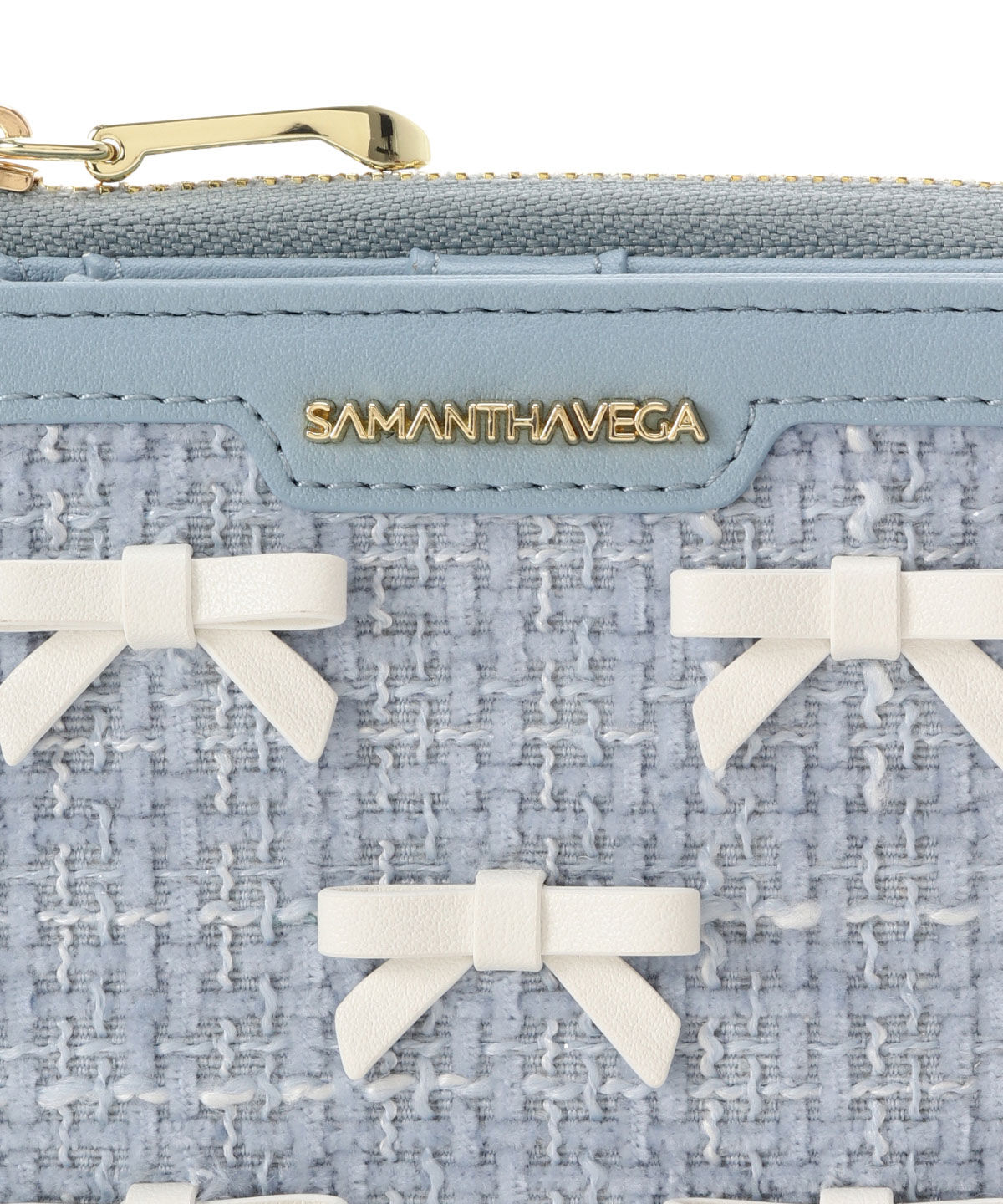 Samantha Vega「ツイードリボン折財布」|財布|