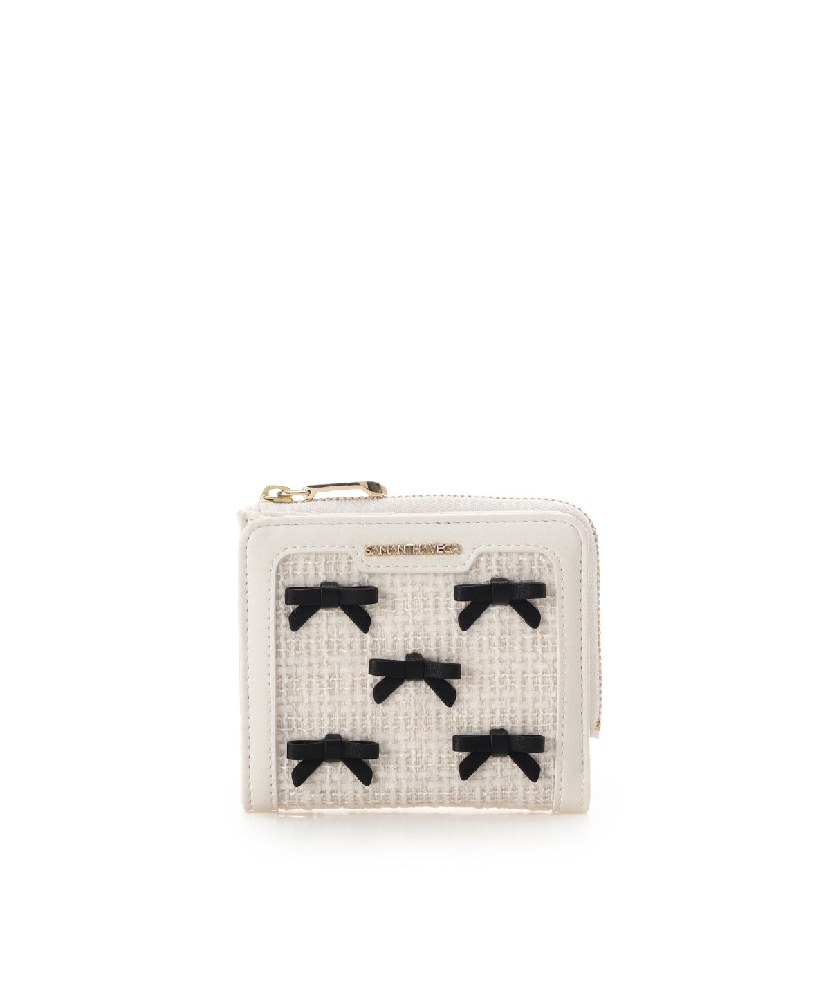 Samantha Vega「ツイードリボン折財布」|財布|マルチカラー