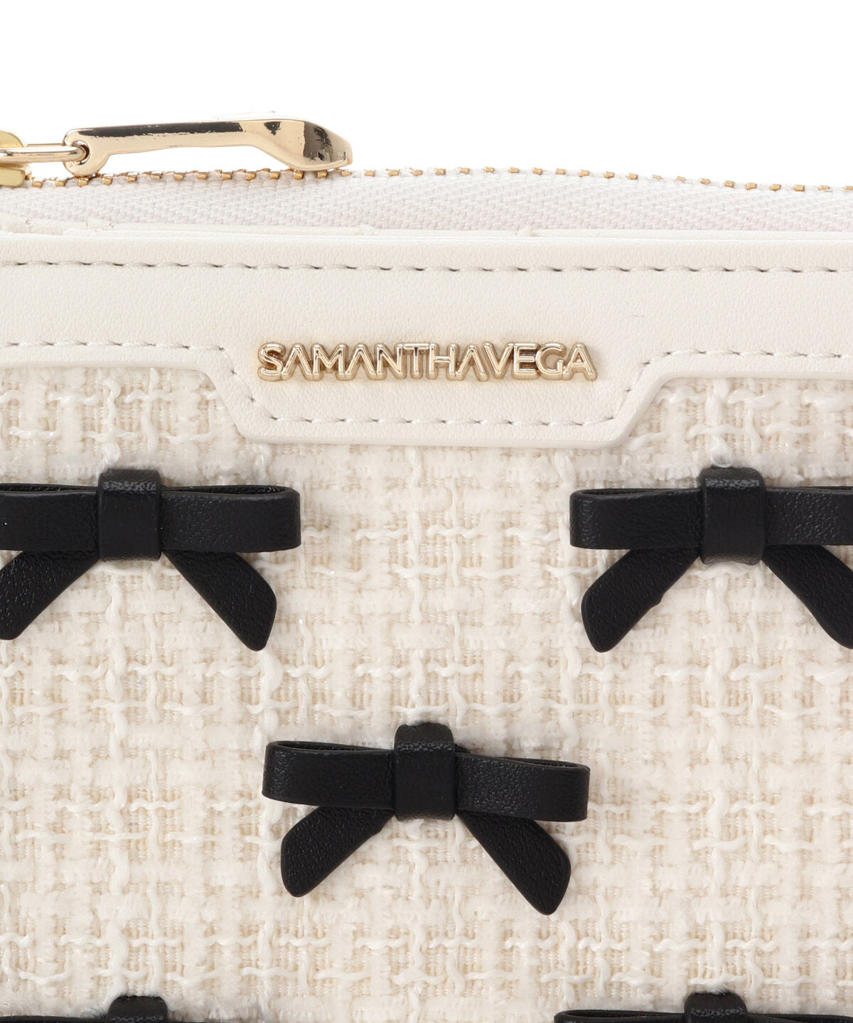 Samantha Vega「ツイードリボン折財布」|財布|